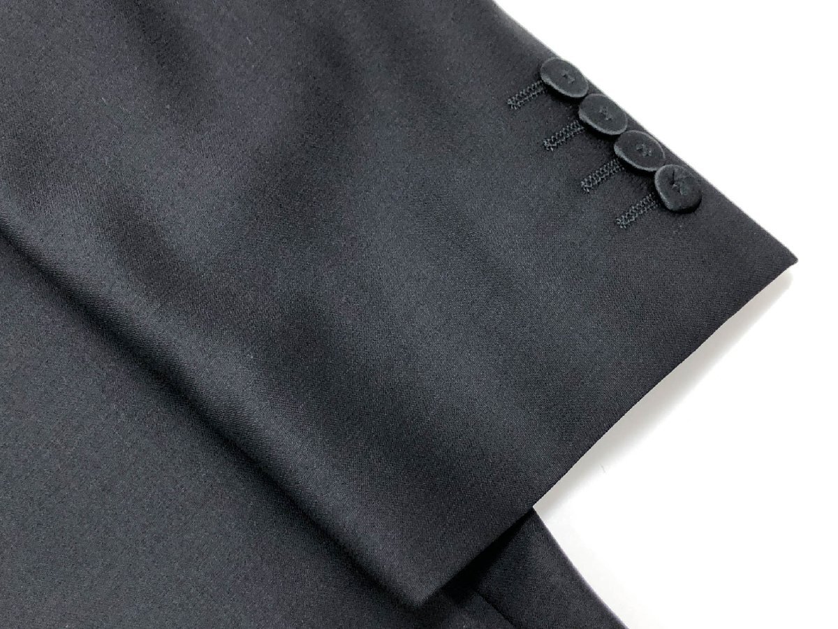  превосходный товар [ Valentino VALENTINO ]1 кнопка смокинг костюм ( мужской ) size56 черный чёрный одноцветный сторона глава формальный *32RMS2152*