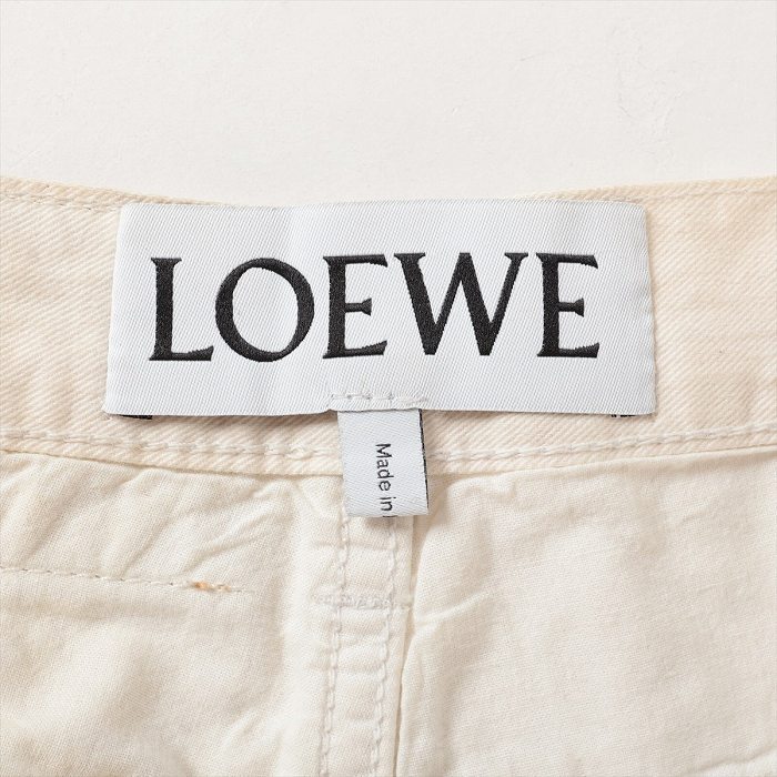 ロエベ （LOEWE） コットン デニムパンツ 42 ホワイト×マルチカラー メンズ ウェア（中古）_画像5