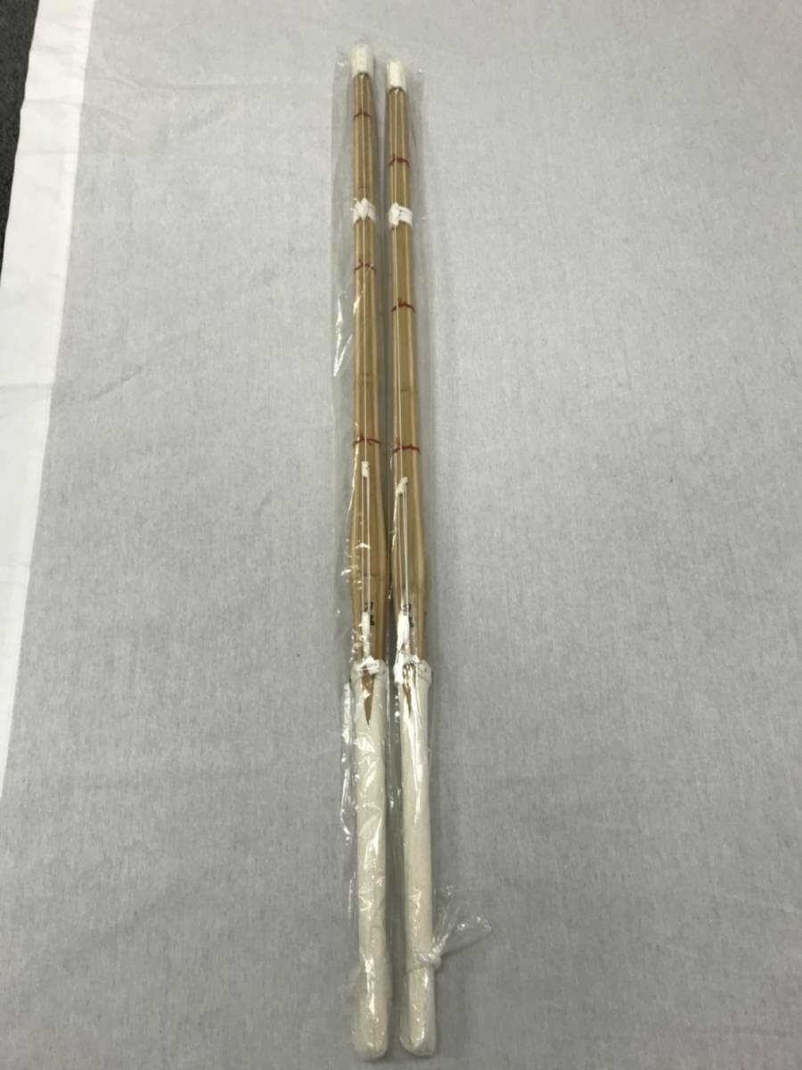 ☆新品☆ 剣道 竹刀完成品 吟風仕組み 37 女子用 小判型 2本セット