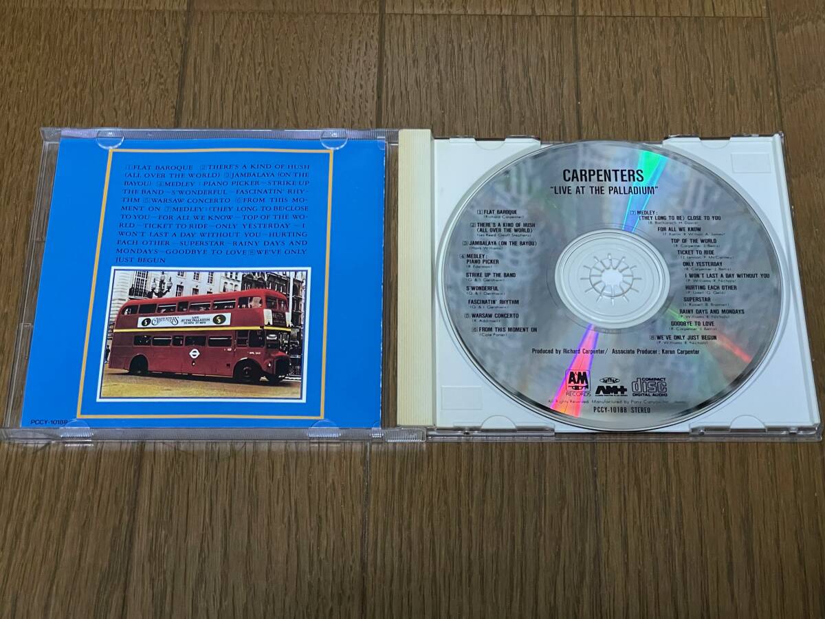 【旧規格CD】カーペンターズ　ライブ・イン・ロンドン Carpenters: Live at the Palladium POCY-10188_画像3