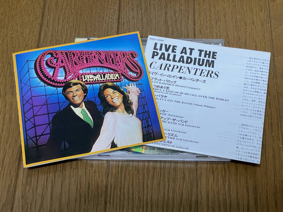 【旧規格CD】カーペンターズ　ライブ・イン・ロンドン Carpenters: Live at the Palladium POCY-10188_画像4