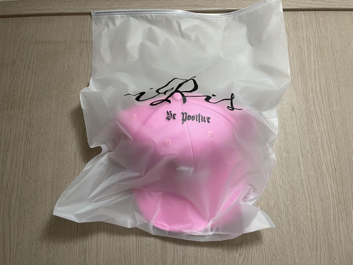 新品 未使用 iRis Baseball Cap pink ベースボールキャップ ピンク 春木開 野球 ポジティブ 帽子 YouTube アパレル TikTok SNS メジャー_画像2