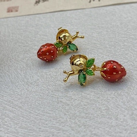 ケイトスペード ストロベリーフィールズ ドロップ ピアス_画像2