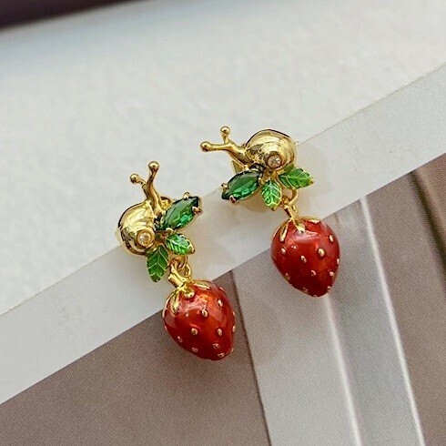 ケイトスペード ストロベリーフィールズ ドロップ ピアス_画像4