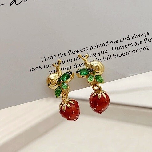 ケイトスペード ストロベリーフィールズ ドロップ ピアス_画像5