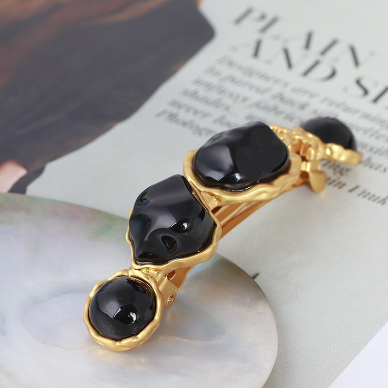 トリーバーチ ロクサーヌ バレッタ ブラック 黒_画像3