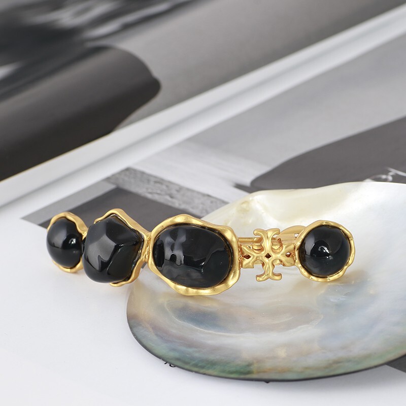 トリーバーチ ロクサーヌ バレッタ ブラック 黒_画像5