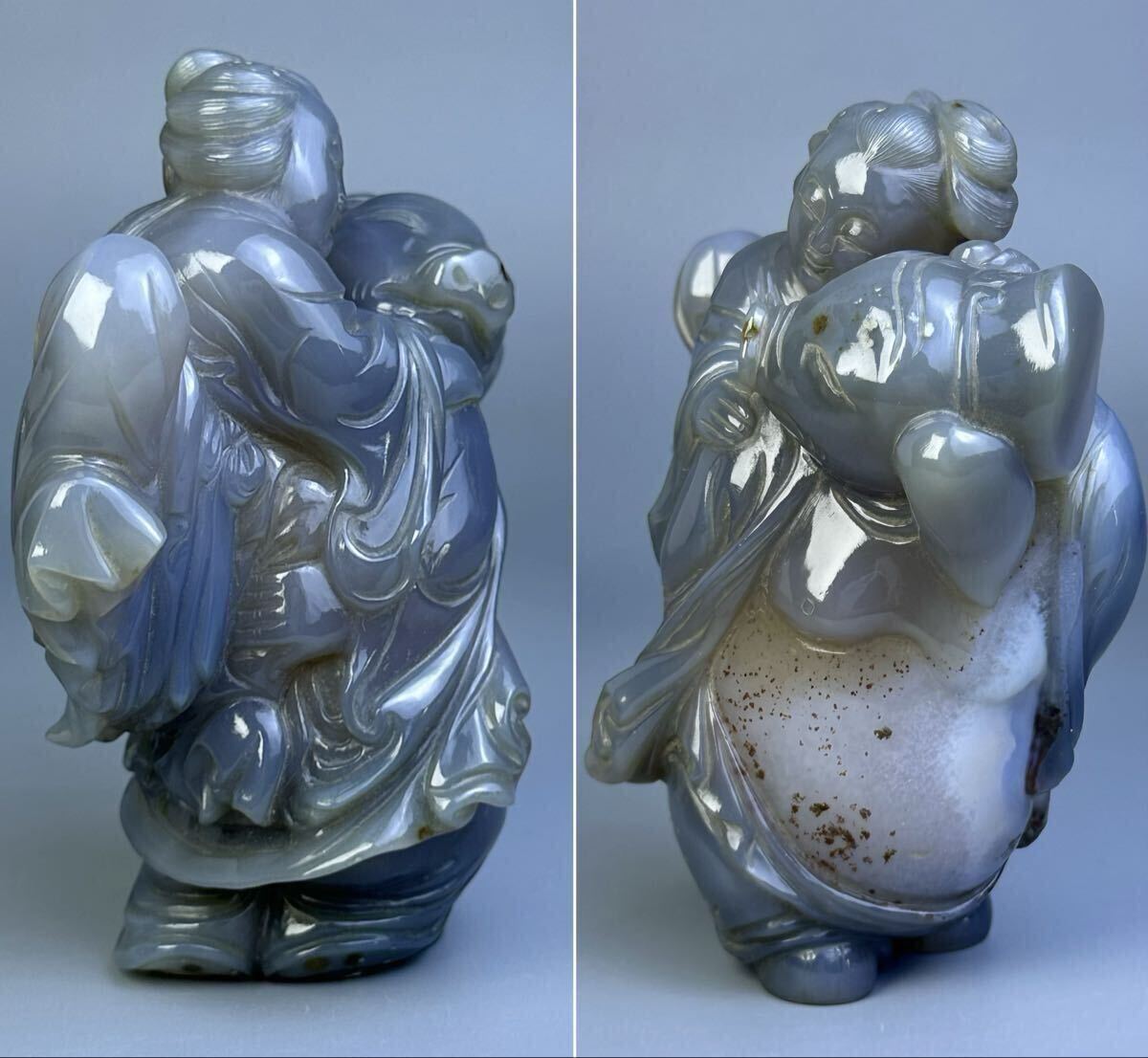 中国 彫刻 人物 置物 石彫 古美術 縁起物 中国美術 玉石彫刻 人物彫刻 オブジェ 置物 縁起物 インテリア