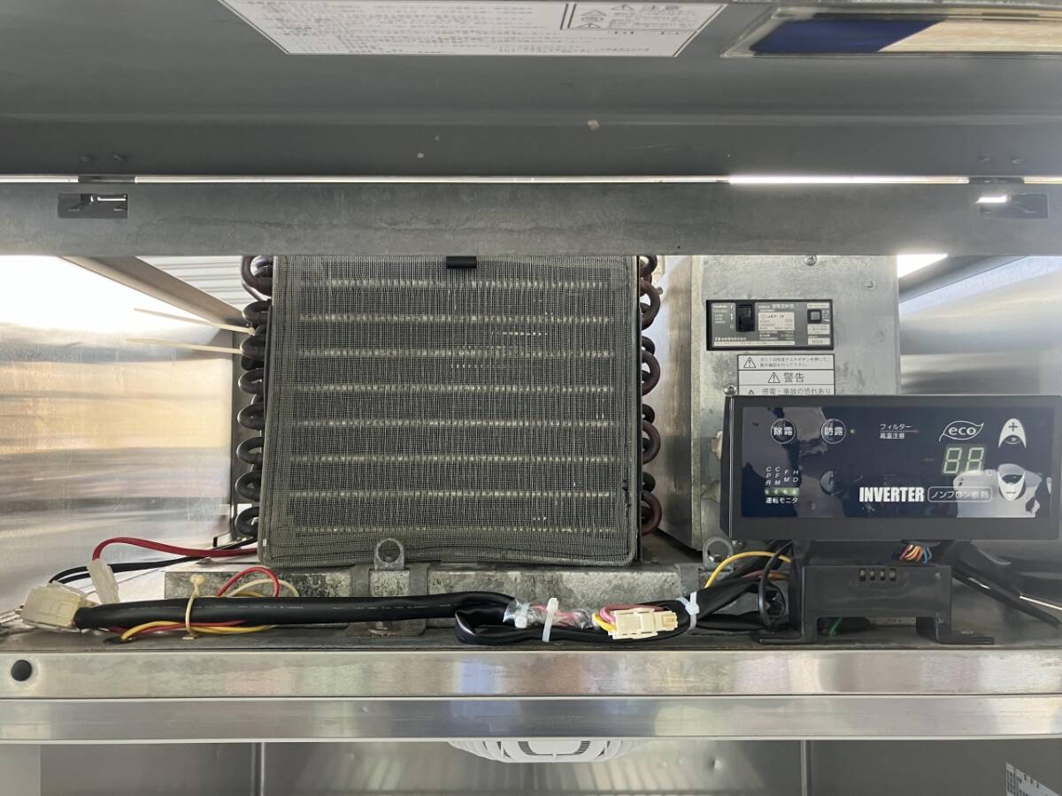  б/у товар Daiwa вертикальный 2 листов дверь морозилка 213YSS-EC 750×650×1905 2 листов дверь для бизнеса 3.200V оборудование для кухни магазин оборудование еда и напитки магазин отель 497L 105730