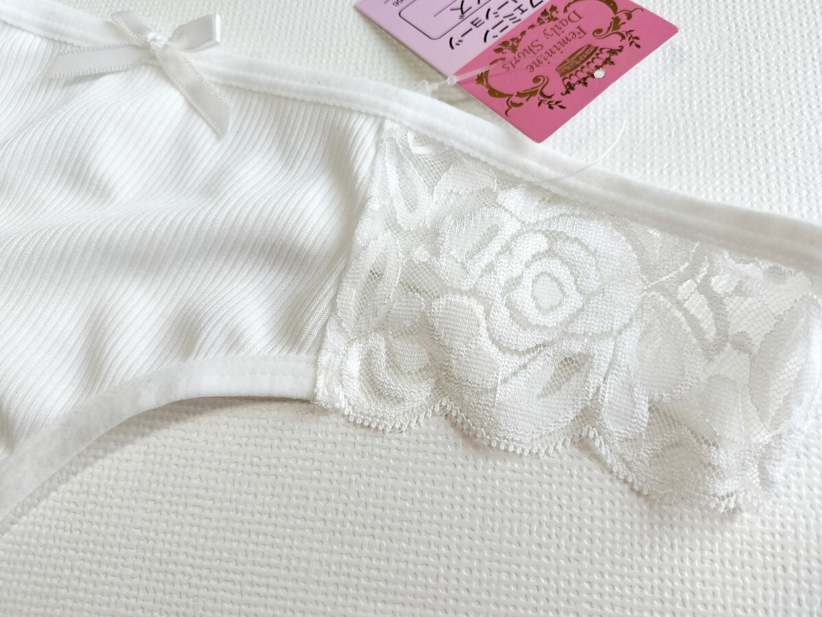 * новый товар * L T-back шорты белый боковой гонки цветок гонки sexy Ran Jerry