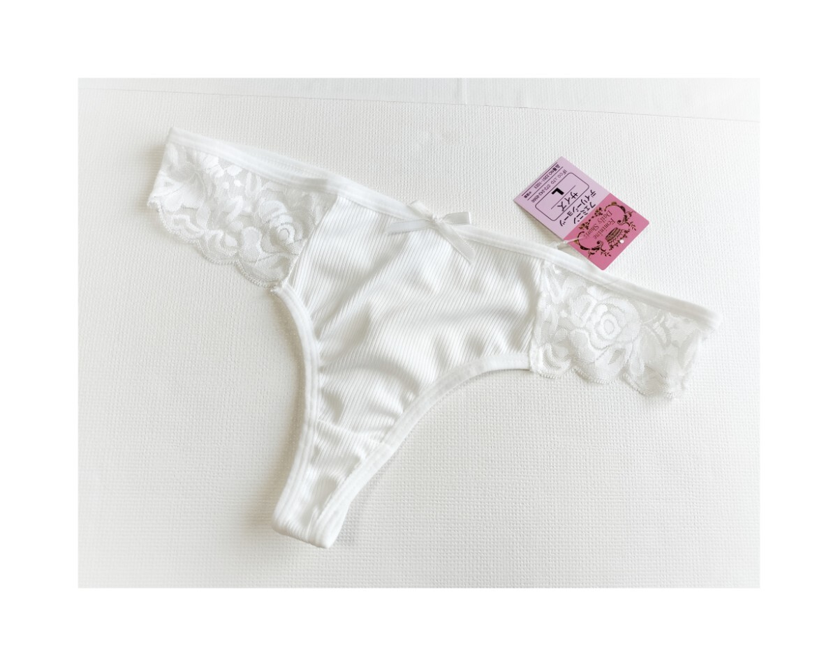 * новый товар * L T-back шорты белый боковой гонки цветок гонки sexy Ran Jerry * новый товар * L T-back шорты белый боковой гонки цветок гонки sexy Ran Jerry