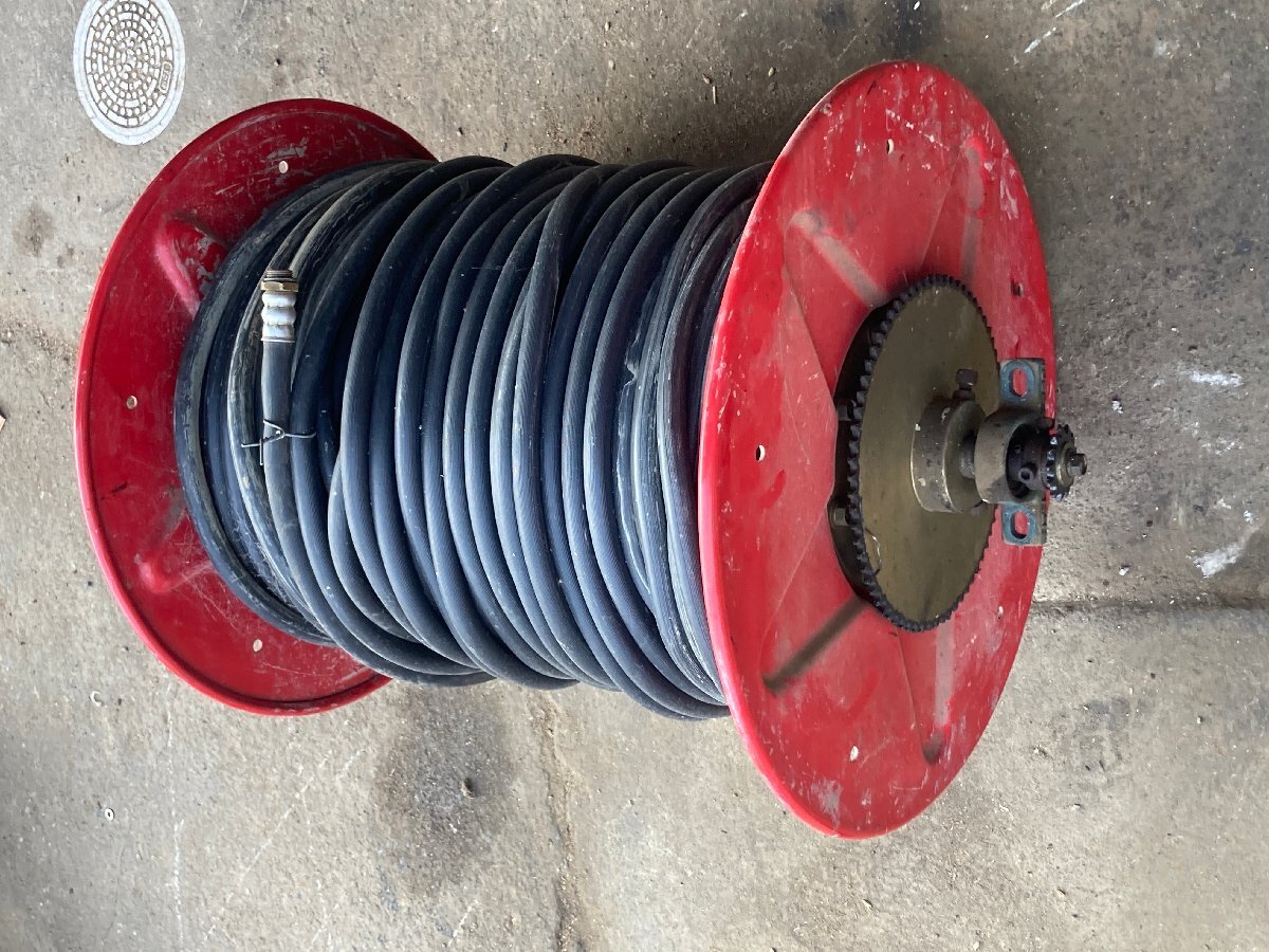 【滋賀発】ラジコン　動噴　噴霧機　共立　GRS57VA ホース　リール　基本引き取り　発送の方は福山通運パレット着払い_画像1