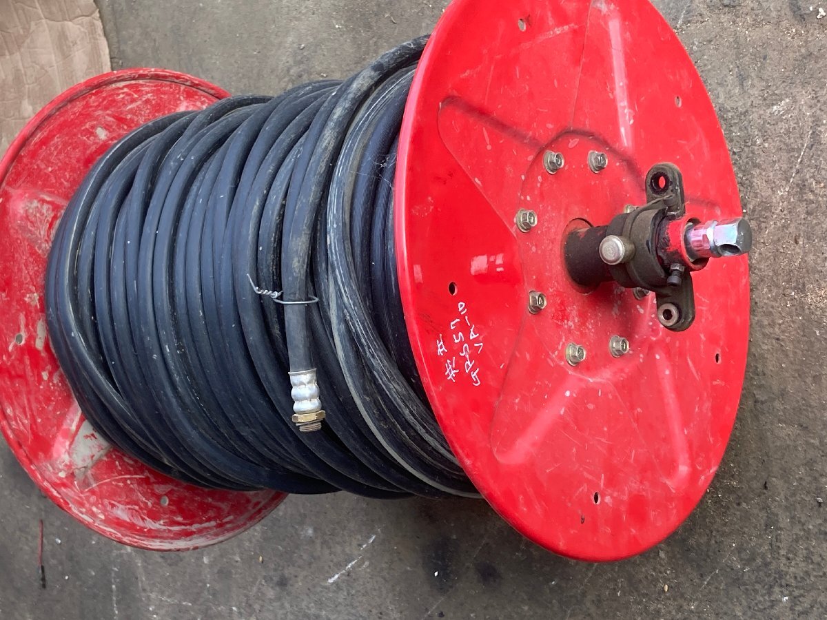【滋賀発】ラジコン　動噴　噴霧機　共立　GRS57VA ホース　リール　基本引き取り　発送の方は福山通運パレット着払い_画像2