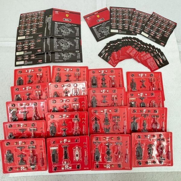 X204-D1-2072 未組立 18個まとめ KYOSHO 京商 1/64 フェラーリF1シリーズ 組立キット ミニカー スポーツカー コレクション OA