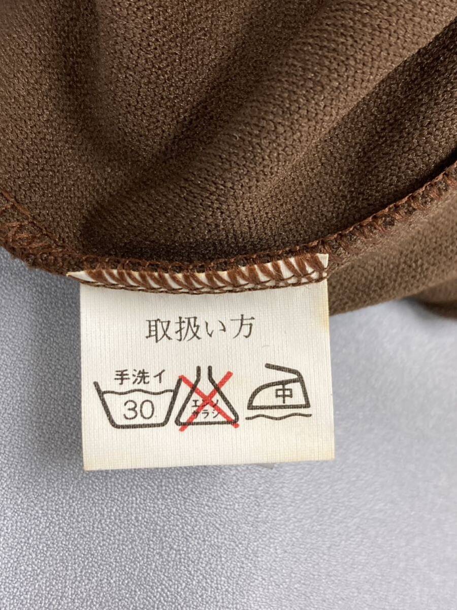 24-3 メーカー不明 體操服 長ズボン Mサイズ ブラウン スポーツ ウェア タイツ パンツ ジャージ 體操著 コスプレ 昭和 レトロ 茶