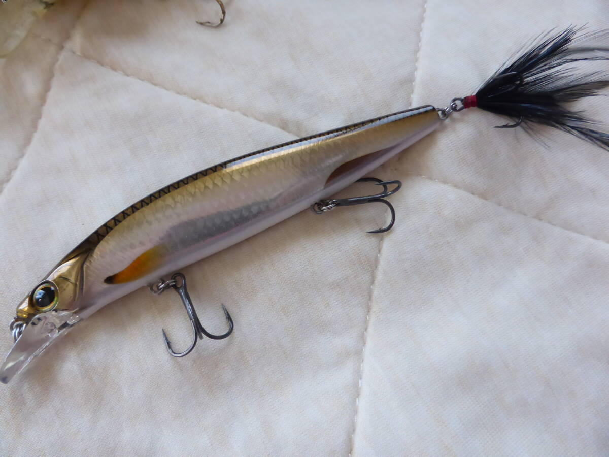 ▽エバーグリーン_プロップマジック95・バンタムSHIMANO_リップフラッシュ115F・イマカツ_リップライザー110の3個_ミノーセット!▽_画像2