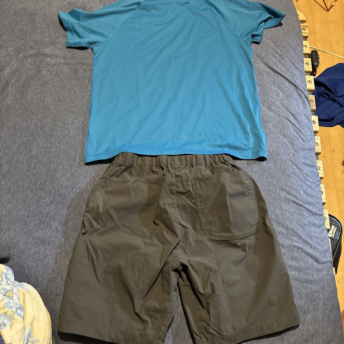 モンベル　MONTBELL 古着 Tシャツ ハーフパンツ ショートパンツ 上下 パンツ　kids140 150 モンベル150 モンベル150_画像7