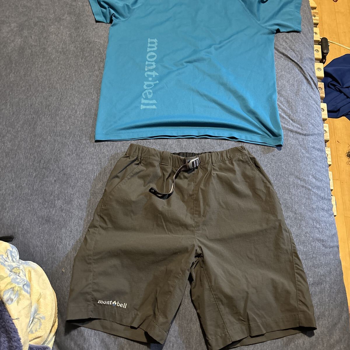 モンベル　MONTBELL 古着 Tシャツ ハーフパンツ ショートパンツ 上下 パンツ　kids140 150 モンベル150 モンベル150_画像10