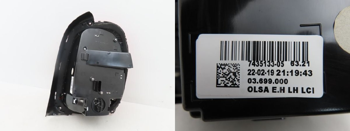 [ хорошая вещь ] MINI Mini Cooper F55 F56 оригинальный левый задний фонарь задние фонари Union Jack (n010351)