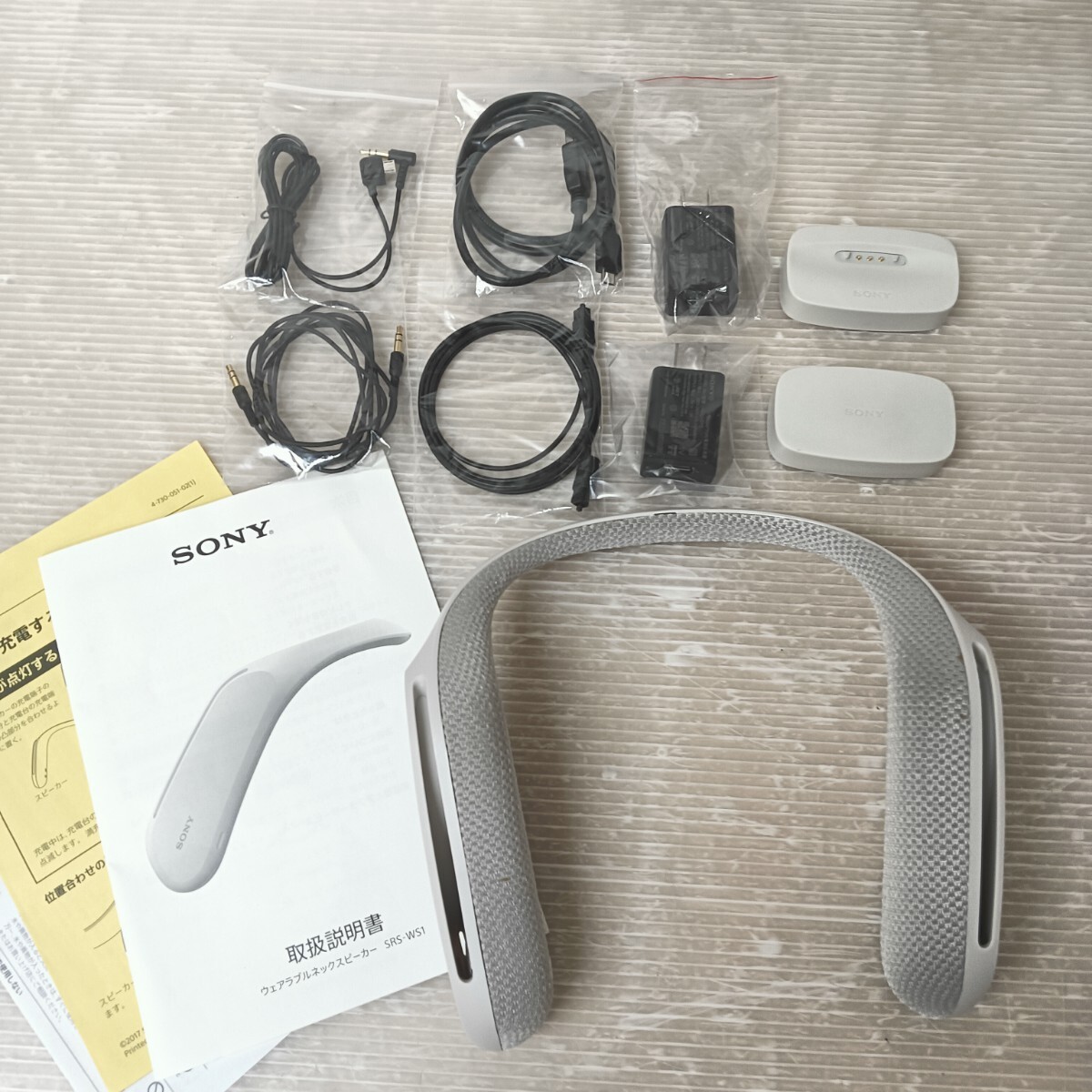 SONY/ SRS-WS1/ ソニー/ウェラブルネックスピーカー_画像3