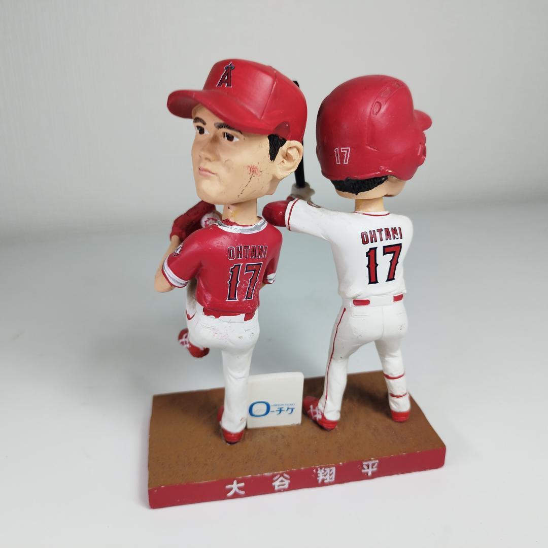 【迅速発送！】球場配布  非売品  大谷翔平 二刀流ダブルボブルヘッド 大谷翔平 二刀流 ボブルヘッド 2018 フィギュア バブルヘッド 首