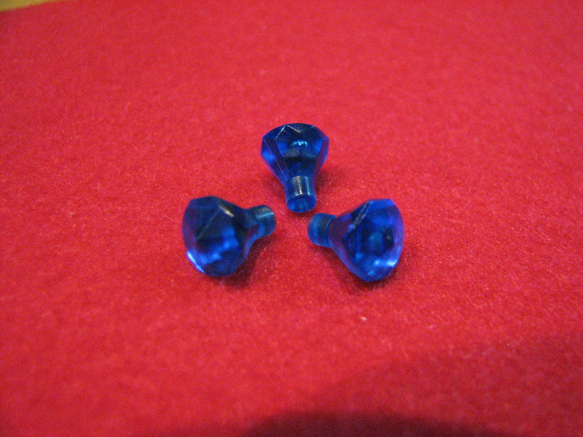 ☆レゴ-LEGO★30153★24面★レア度高いです！★宝石ブルーダイヤモンド★3個★新品★ダイヤ★宝物★ダイヤモンド_画像1