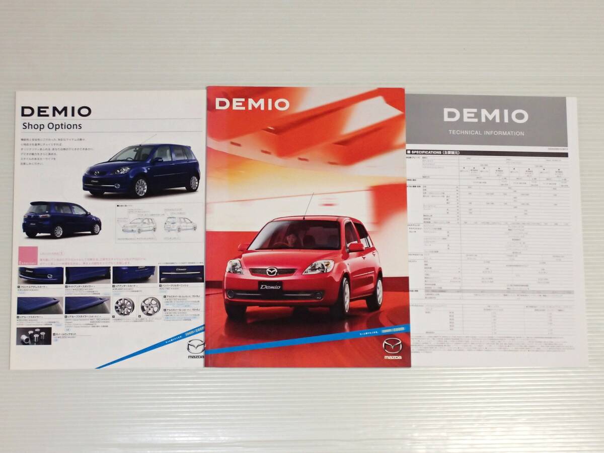 [ каталог только ] Mazda Demio DY серия 2005.8 простой опция каталог имеется 