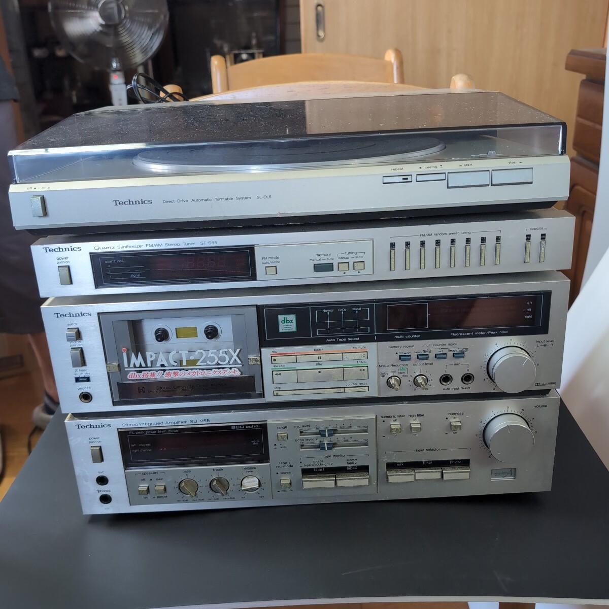 □テクニクス□チューナー、カセット、アンプ、プレーヤーセット□ジャンク品□_画像2