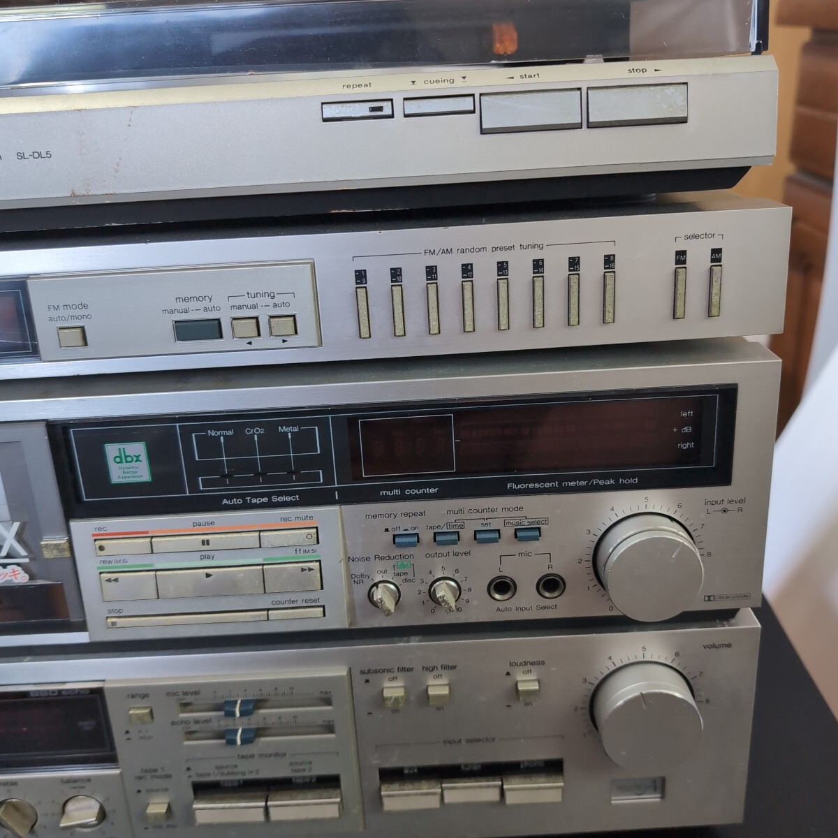 □テクニクス□チューナー、カセット、アンプ、プレーヤーセット□ジャンク品□_画像5