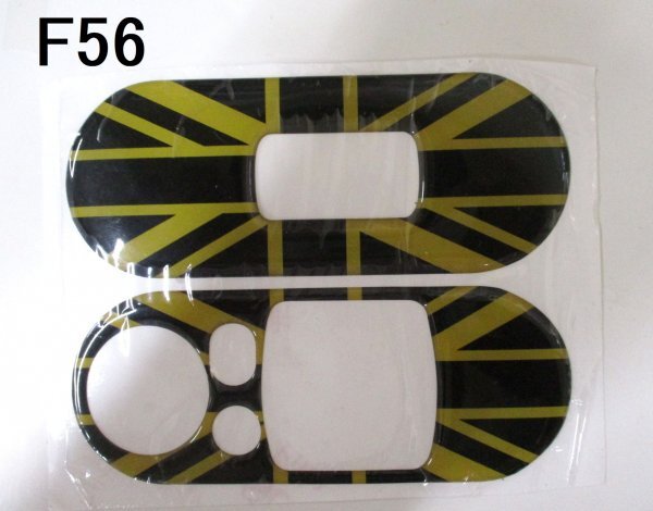 [ новый товар * быстрое решение ] Mini Cooper подъемник переключатель контроль покрытие стикер Gold Union Jack F56 MINI