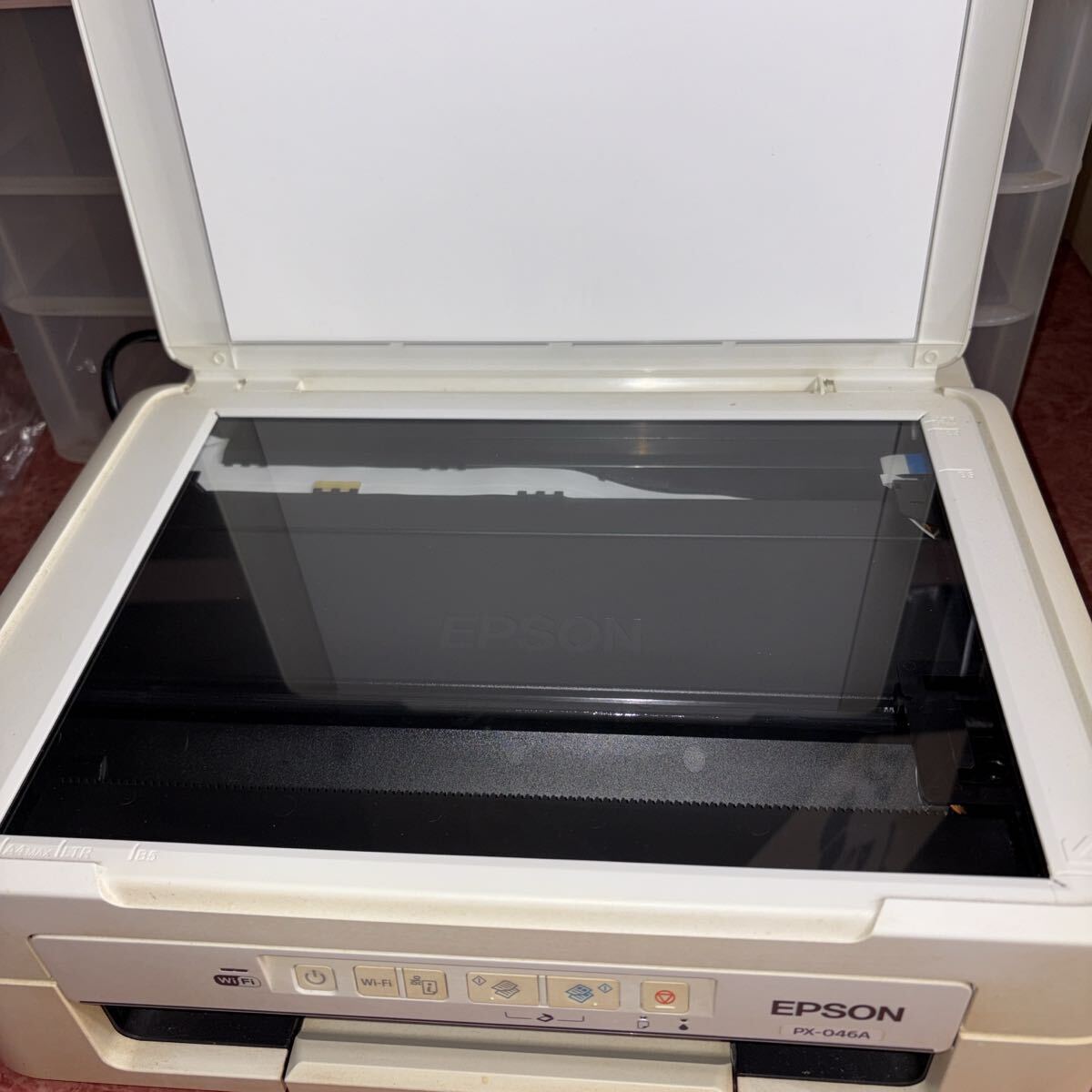 YP0824 EPSON エプソン インクジェットプリンター 複合機 ジャンク品_画像2