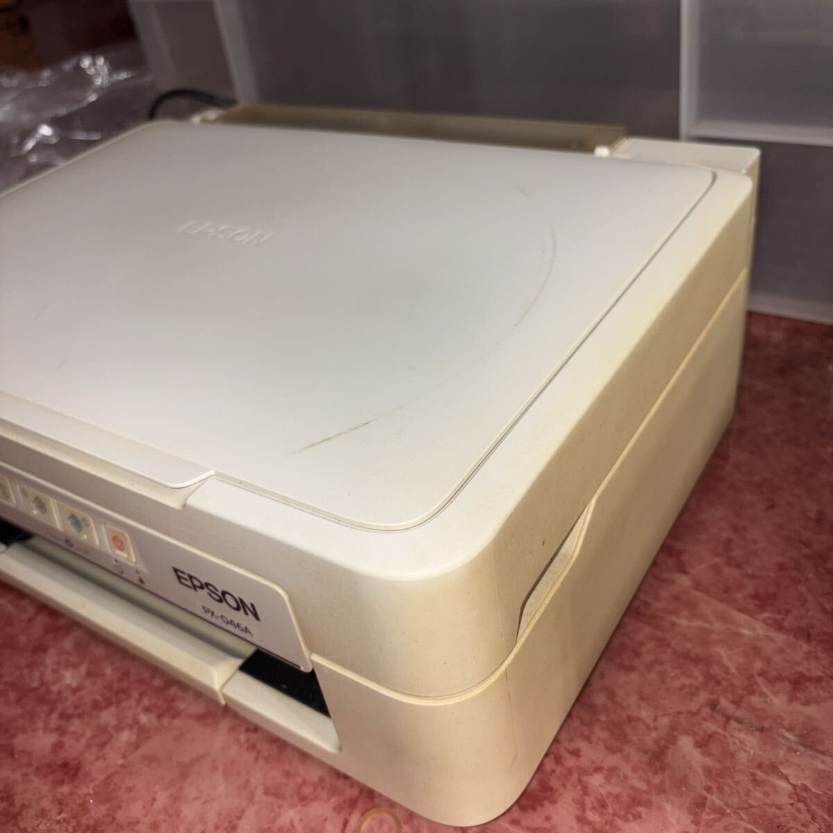 YP0824 EPSON エプソン インクジェットプリンター 複合機 ジャンク品_画像3