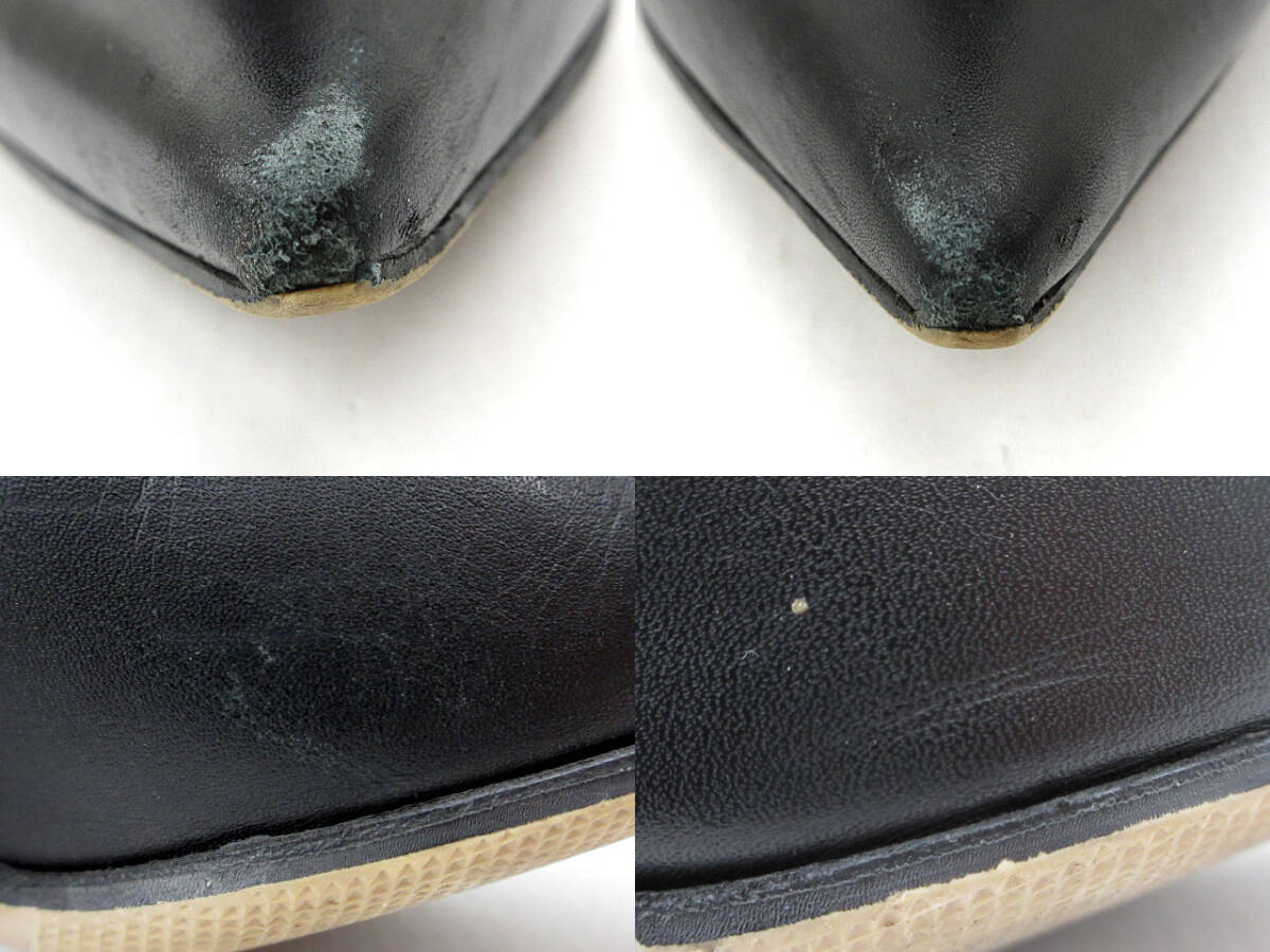 n51233-ap 中古▼JIMMY CHOO ジミーチュウ BEYLA ヒール ブーツ サイズ36(23.0cm相当) スエード カーフレザー [171-250830]_画像9