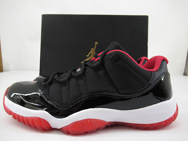 n51208-ap ジャンク▼NIKE AIR JORDAN 11 RETRO LOW BRED 528895-012 15年製 観賞用 27.0cm [149-250801]_画像1