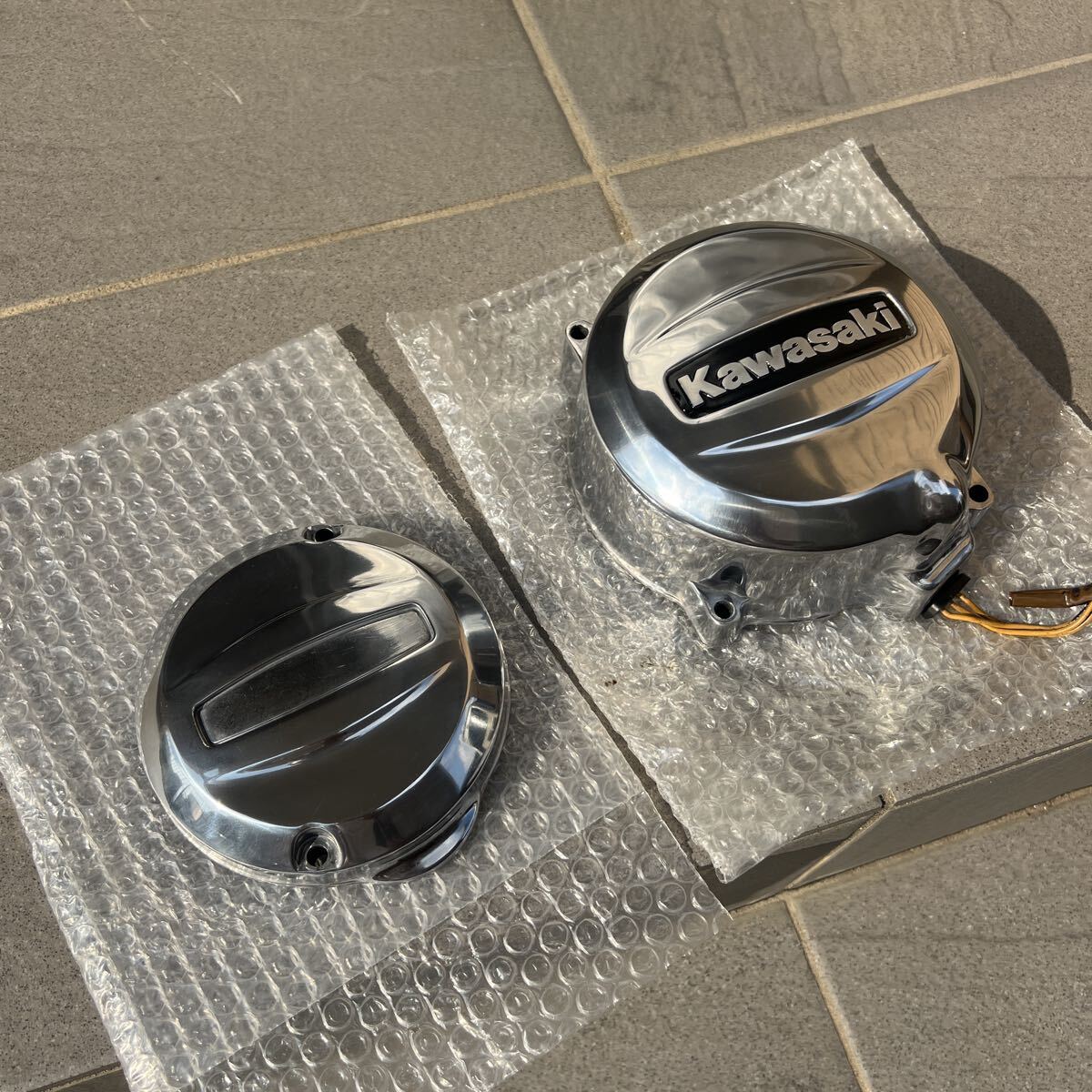カワサキ z400gp ポイントカバー ジェネレーターカバー ダイナモカバー ジェネレーター gpz400f z400fx ゼファー エンジンカバー_画像9
