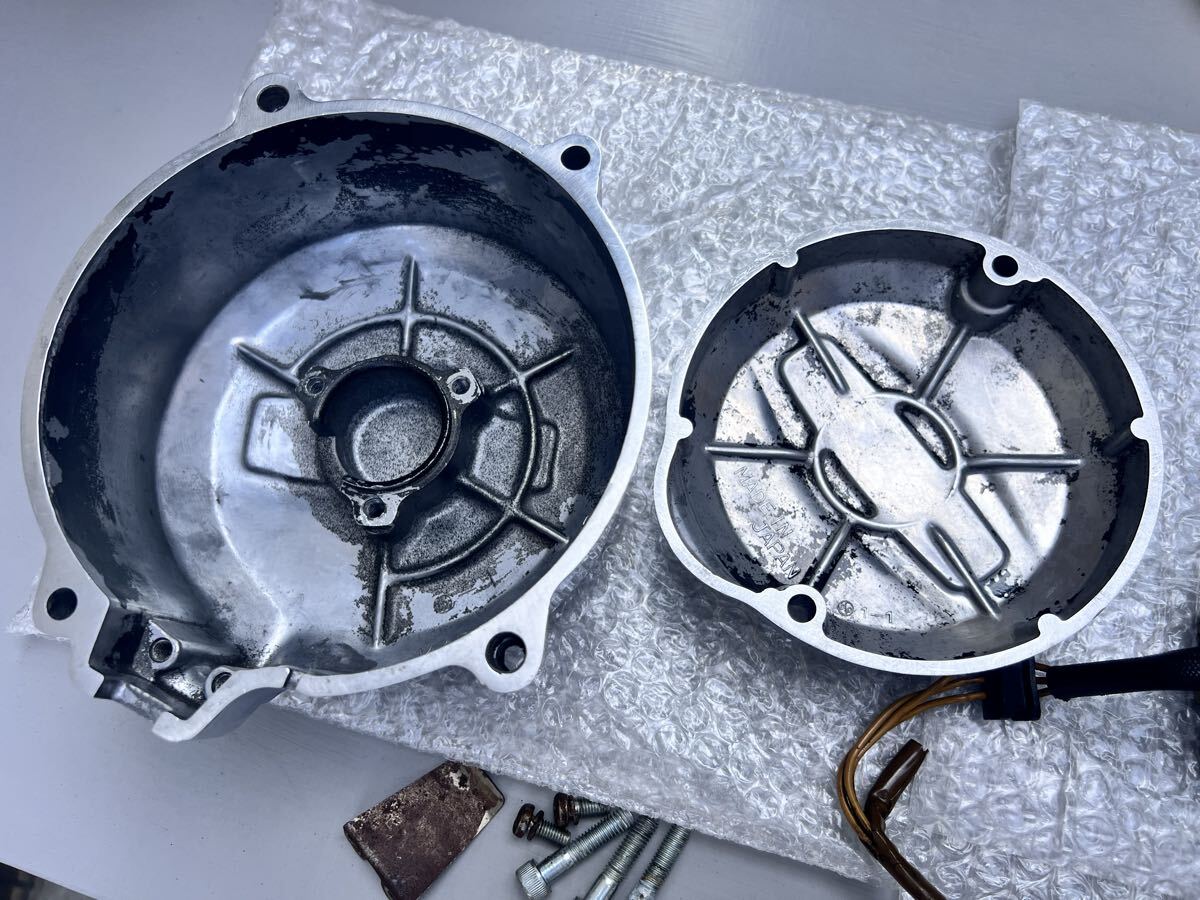 カワサキ z400gp ポイントカバー ジェネレーターカバー ダイナモカバー ジェネレーター gpz400f z400fx ゼファー エンジンカバー_画像6