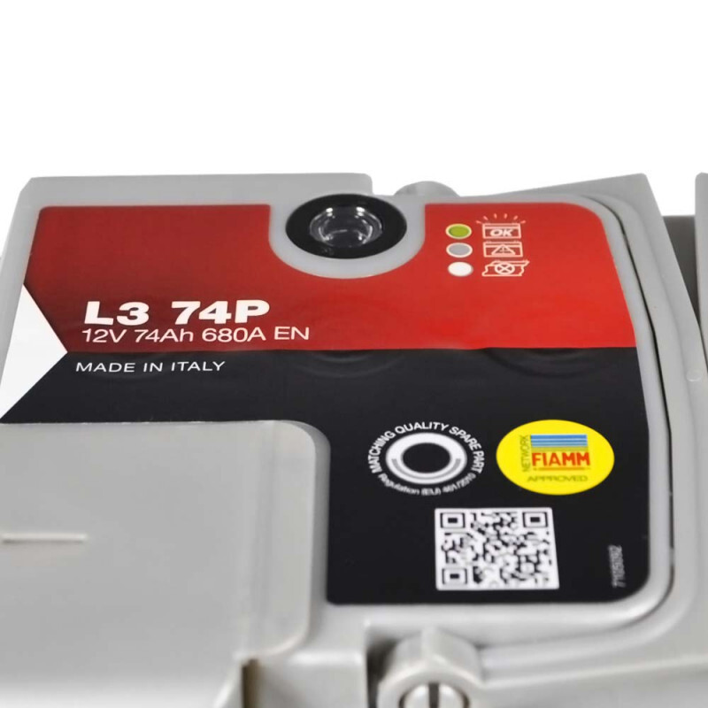 FIAMM製 74Ah チタニウムプロ バッテリー 必ず適合確認をお願いします。75Ah ポルシェ対応品番：99961107020・99961107021・9A7915089F_画像2