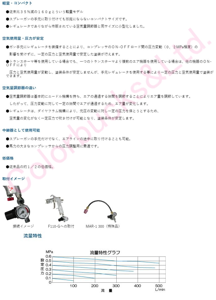 【MAR】【明治機(jī)械制作所】【手元圧力計(jì)】スプレーガン用手元エアレギュレーター/ゲージ付手元エア調(diào)整バルブ/エアバルブ/レギュレーター