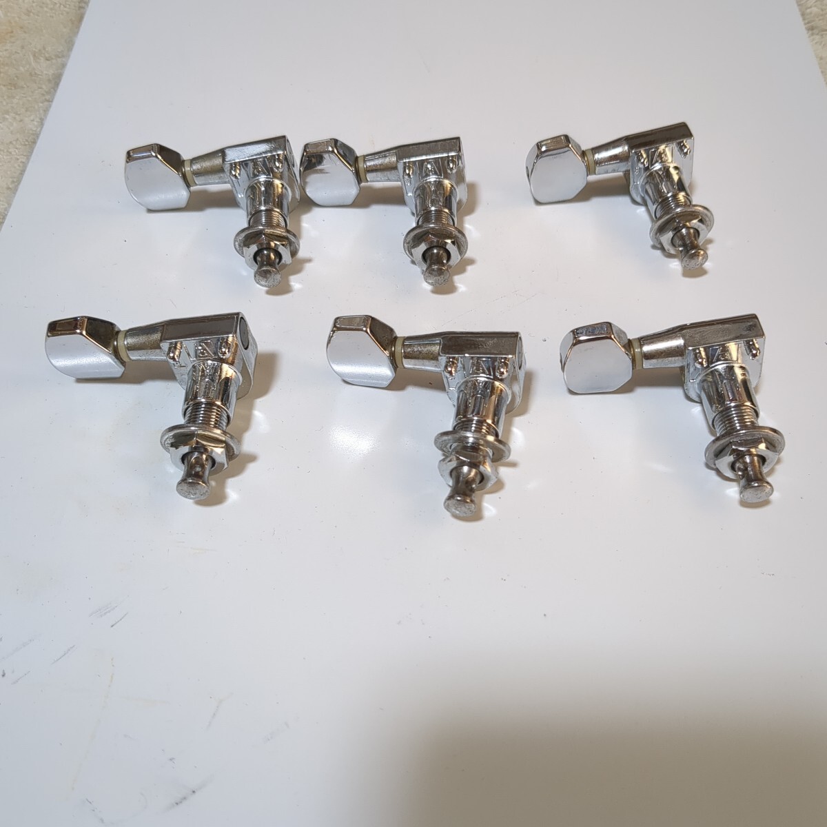 Ibanez アイバニーズ 6連 ロトマチック ペグ クローム_画像4