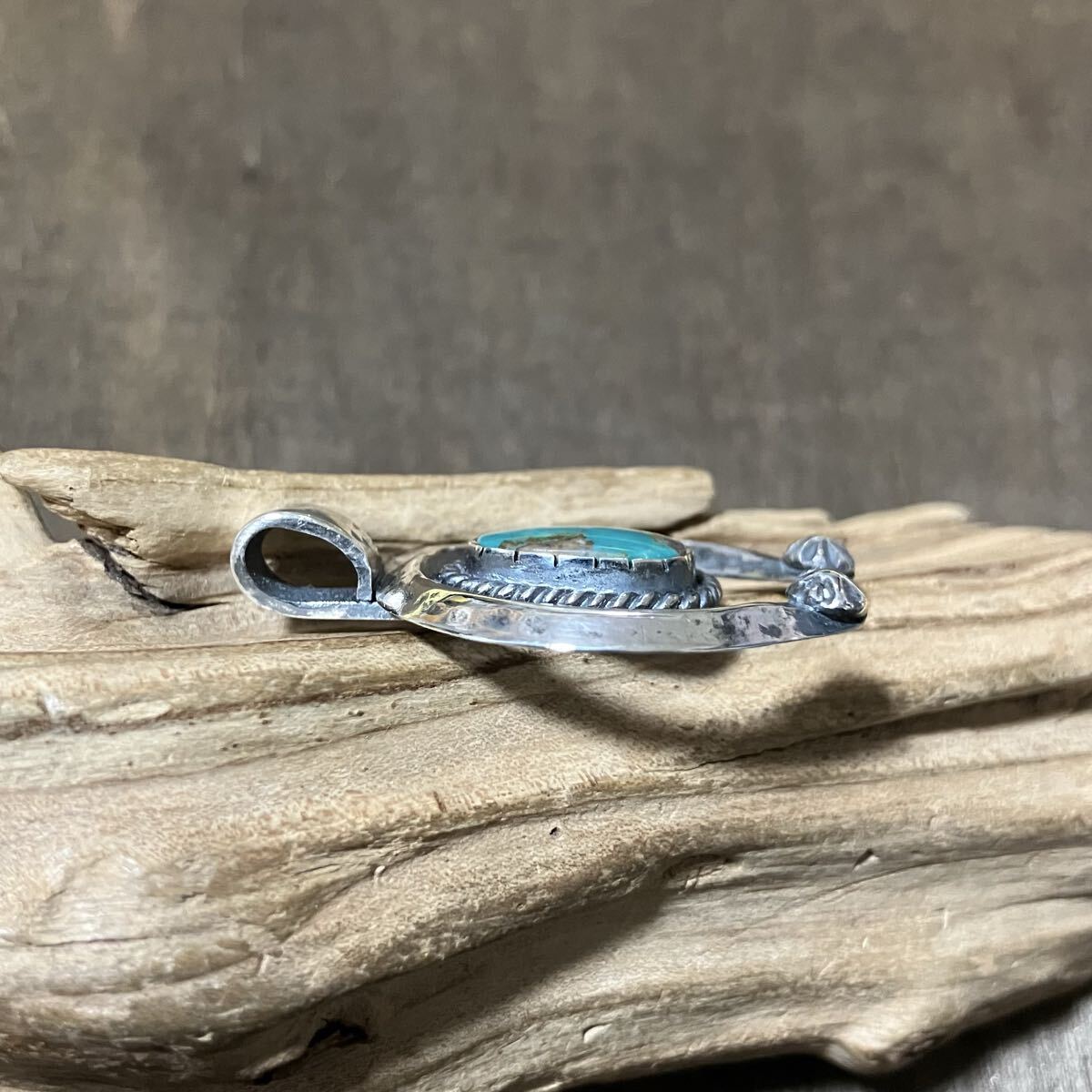 キングスマナッサ　ターコイズ　ナジャ　シルバーネックレス#インディアンジュエリー キングスマナッサ ターコイズ ナジャ シルバー ネックレス