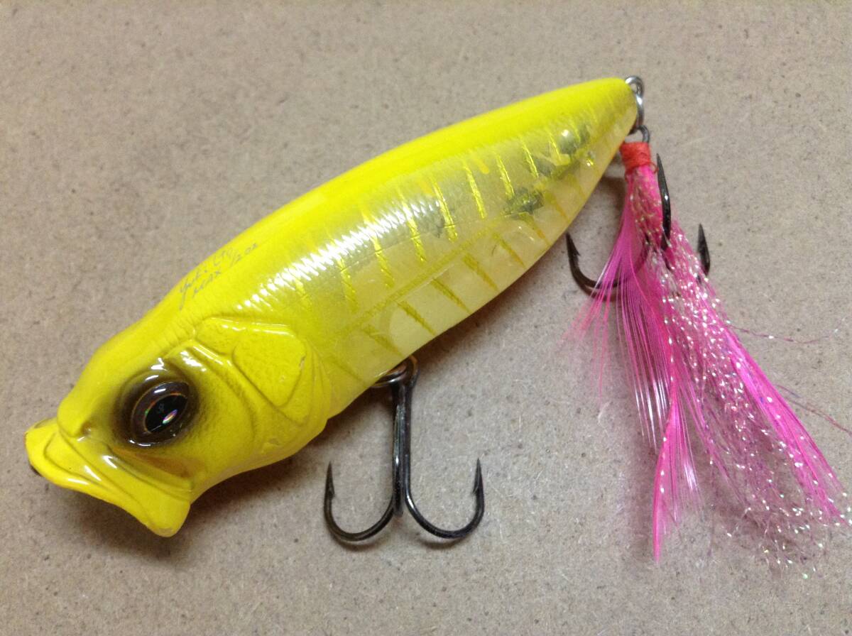MEGABASS メガバス Yuki Ito POP MAX ポップマックス 1/2oz ド派手イエローボーンカラー_画像1