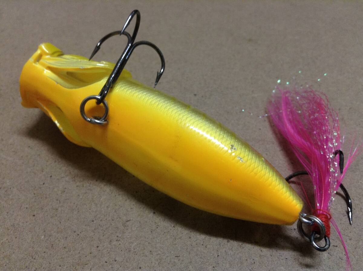 MEGABASS メガバス Yuki Ito POP MAX ポップマックス 1/2oz ド派手イエローボーンカラー_画像5
