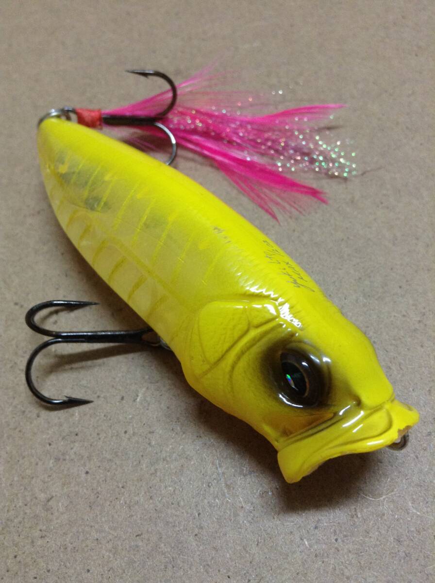 MEGABASS メガバス Yuki Ito POP MAX ポップマックス 1/2oz ド派手イエローボーンカラー_画像9