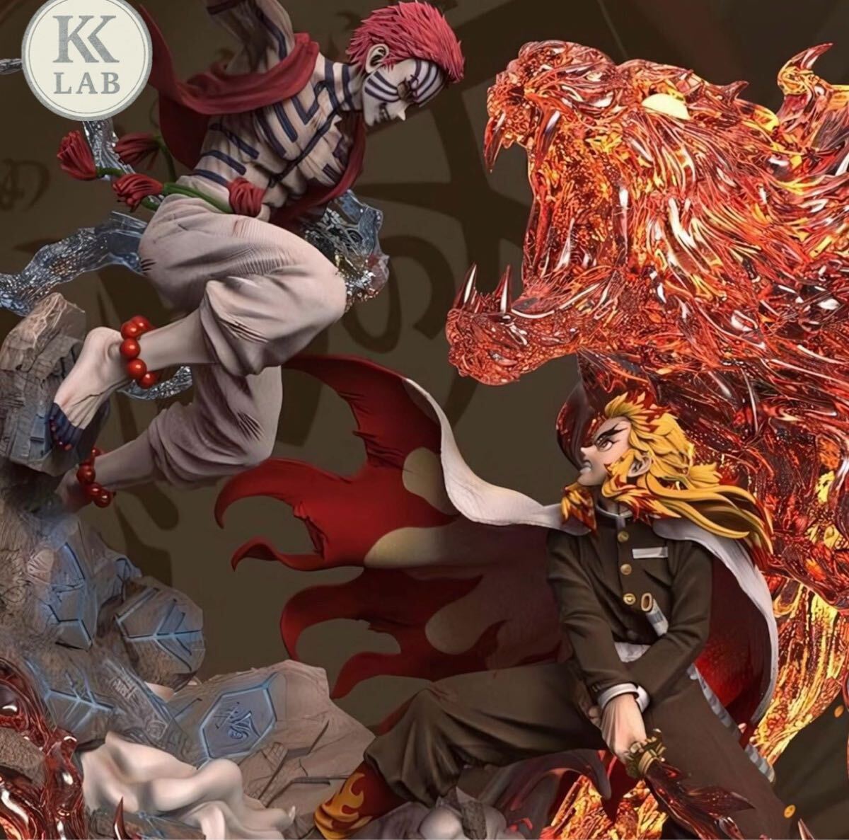 鬼滅の刃 煉獄杏寿郎 猗窩座 ガレージキットHero Belief Studio Amazon.co.jp: 即購入可鬼滅 無限列車編 炎柱 煉獄杏寿郎 猗窩座