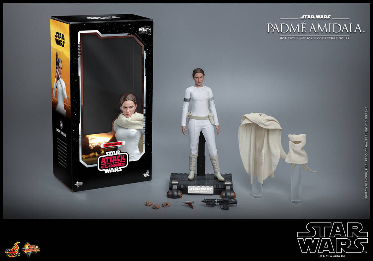 ホットトイズ 1/6 スター ウォーズ エピソード 2 クローンの攻撃 パドメ アミダラ 未開封新品 MMS678 Padme HOTTOYS ナタリー ポートマン