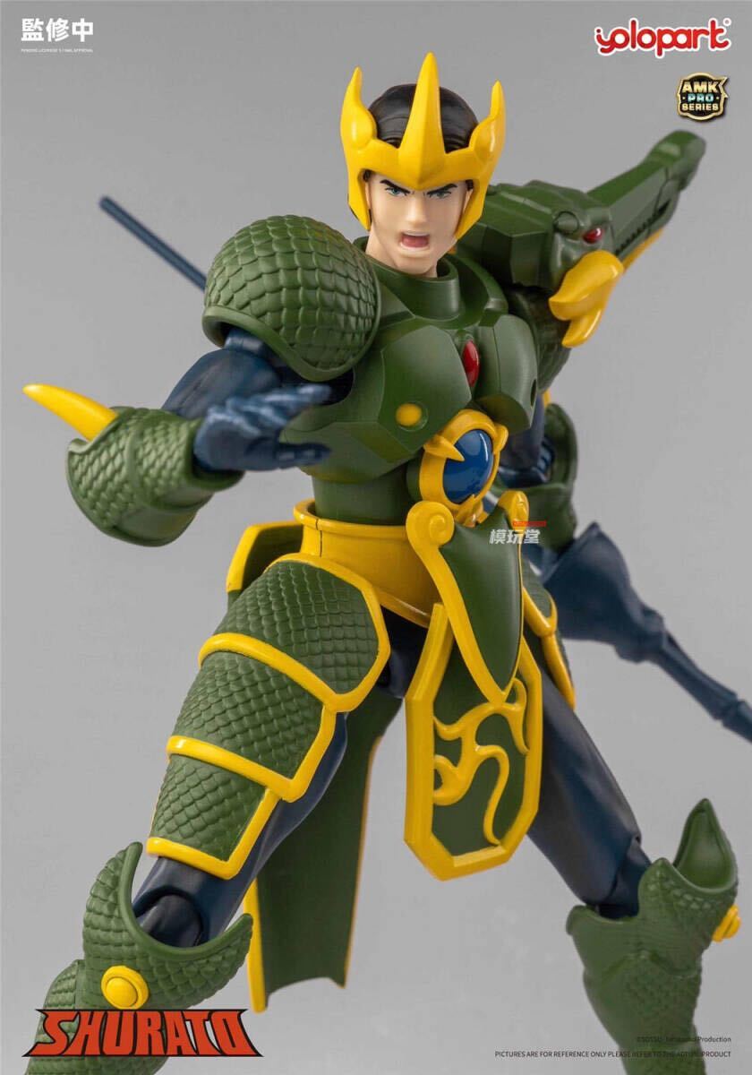 YOLOPARK AMK Pro 『天空戦記シュラト』 龍王リョウマ 予約特典付き AMKPSRM SHURATO - King Dragon Ryoma Model Kits モデルキット_画像3