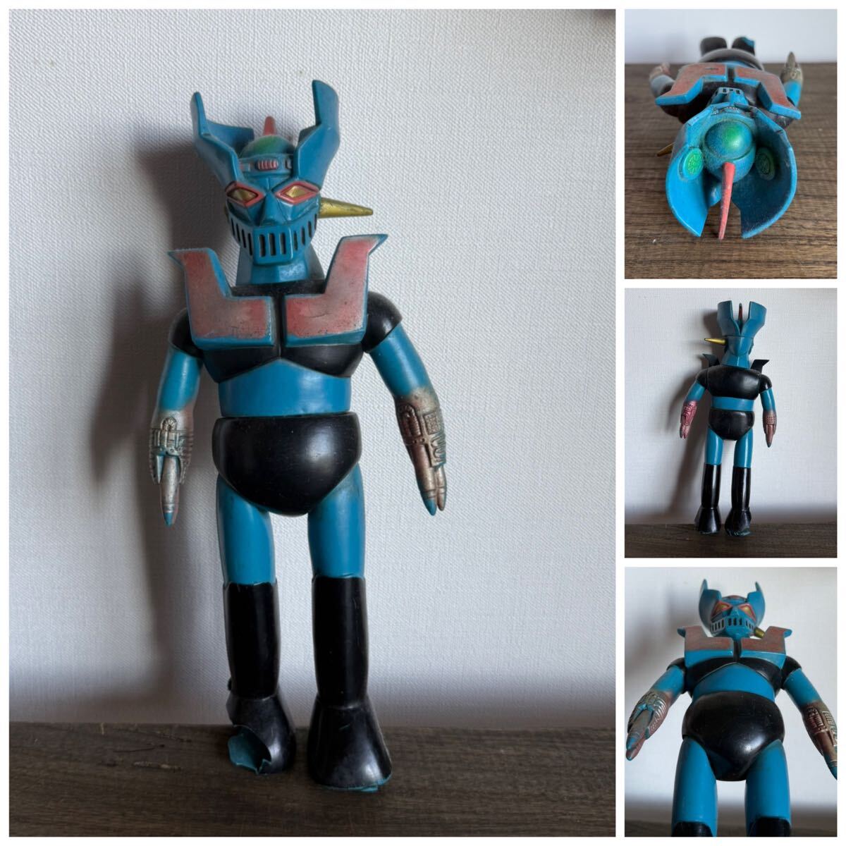 当時物 マジンガーZ ソフビ 旧バンダイ 昭和レトロ 当時物 マジンガーZ ソフビ 旧バンダイ 昭和レトロ 当時物マジンガーZ