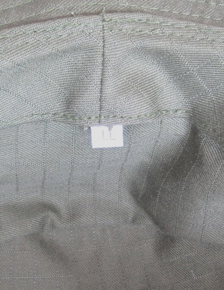 ＬＬ陸上自衛隊ＯＤブッシュハット（ＶＣリップストップ、難燃）_画像6