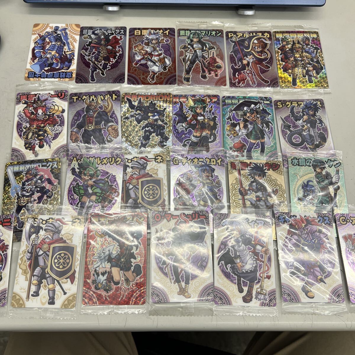 82種(86枚) 森羅万象チョコ カードまとめ売り EP PRあり 森羅万象チョコ カード25枚セット 未開封22枚、写真に写っている