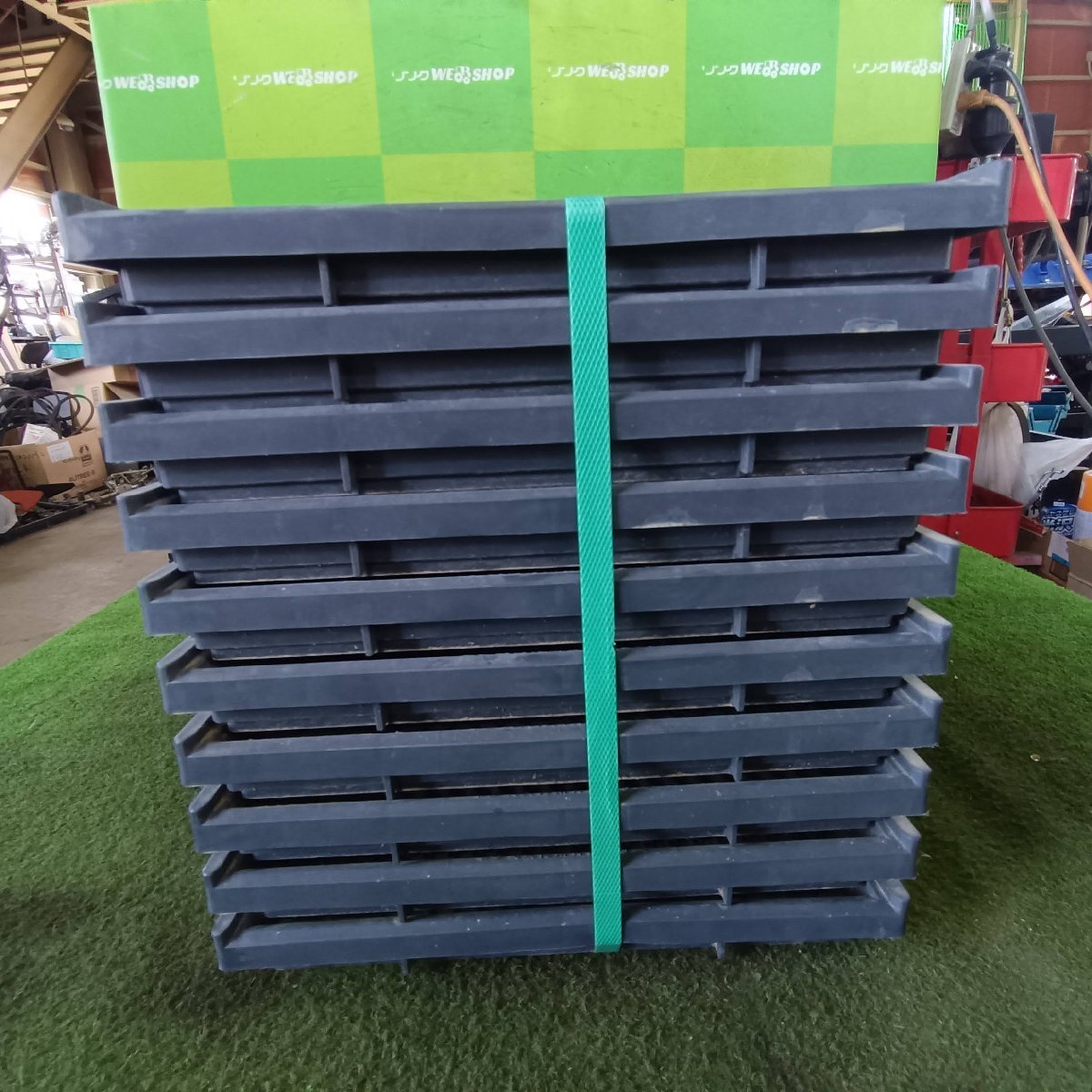 巖手 前沢★未使用品★ 2 水稲用 育苗箱 10枚セット プラスチック制 苗箱 育苗トレー 苗床 田植え 未清掃 中古 東北